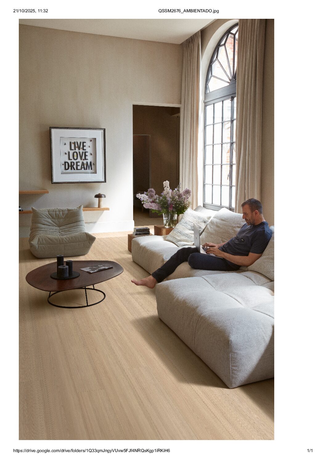 PISO LAMINADO QUICK STEP LINHA SMART COR: CARVALHO VANILLA 2676